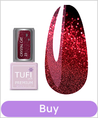 Gel polish TUFI profi PREMIUM Crystal Cat 23 Sangria 8 ml